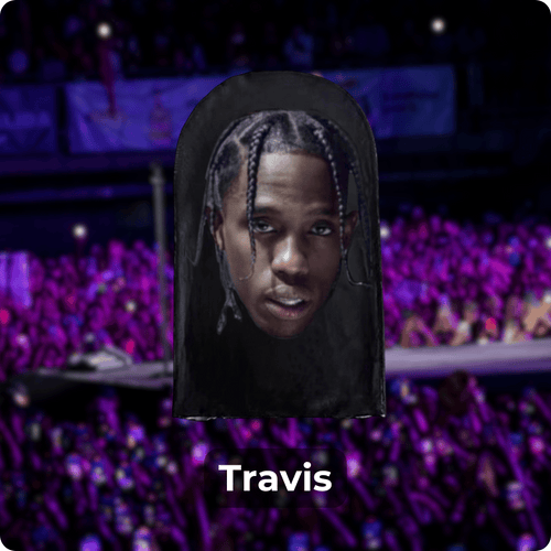 Travis realistic mask